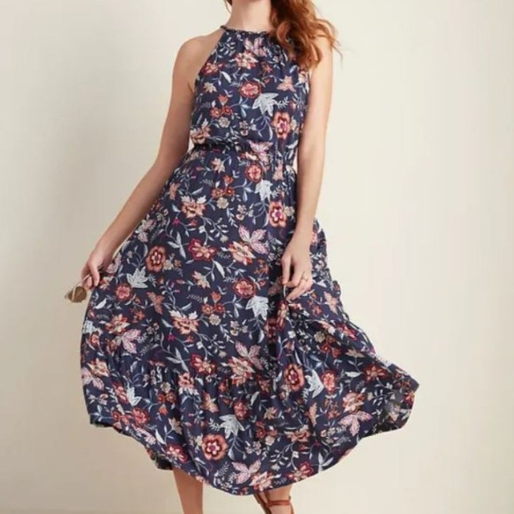 Old Navy Waist-Defined Braided-Strap Maxi Sundress